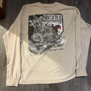 Custom Made large long sleeve graphic tee
